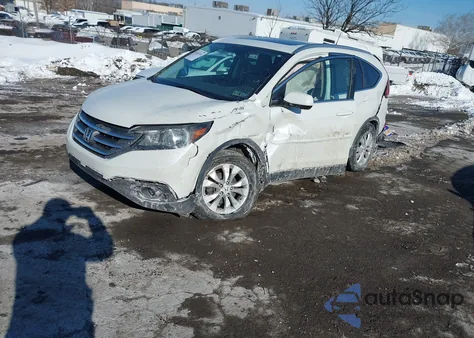 2014 Honda Cr-V Ex-L из США, поврежденный, VIN 5J6RM4H72EL031884